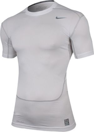 Nike Koszulka męska Core Compression SS Top 2.0 biały r. M (449792 100) 1