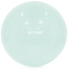 Piłka 65 cm do ćwiczeń pilates, rehabilitacyjnych, stretchingu z pompką, miętowa UNIWERSALNY 7