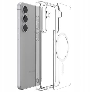 SPIGEN futerał ULTRA HYBRID MAG kompatybilny z MagSafe do S26 clear / white 3