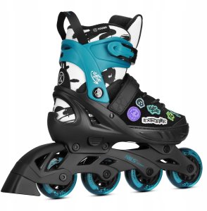 NA2053A ŁYŻWOROLKI VIBE TURKUSOWE ROZM. XS(29-32) NILS EXTREME 5