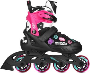 NA2053A ŁYŻWOROLKI VIBE RÓŻOWE ROZM. XS(29-32) NILS EXTREME 5