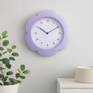 Zegar ścienny w kształcie kwiatu KRONA, 23 cm 2