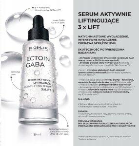 Bielenda FLOSLEK_Ectoin Gaba serum aktywnie liftingujące 30ml 4