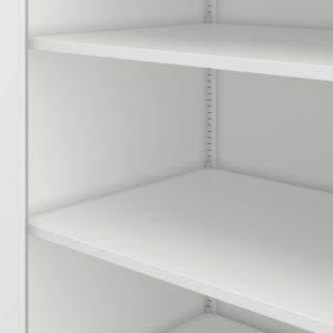 Szafa na dokumenty zamykana biała JAN H D600 900 x 1950 x 600 mm 3