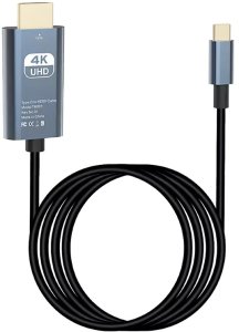 Kabel USB Verk KABEL USB-C HDMI PRZEJŚCIÓWKA ADAPTER HUB USB TYP C DO HDMI 4K 180cm 10