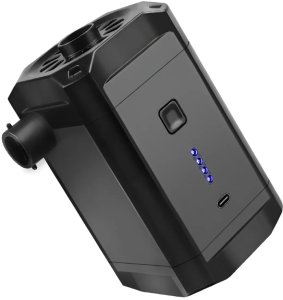 Verk ELEKTRYCZNA POMPKA AKUMULATOROWA DO MATERACA BASENU 3 KOŃCÓWKI BIWAK LED 3