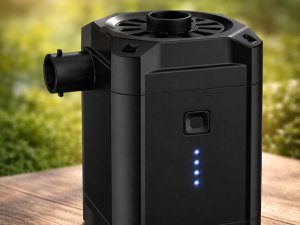 Verk ELEKTRYCZNA POMPKA AKUMULATOROWA DO MATERACA BASENU 3 KOŃCÓWKI BIWAK LED 5