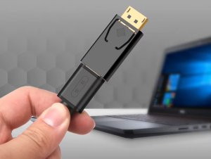 Adapter AV Verk ADAPTER PRZEJŚCIÓWKA KONWERTER DP DisplayPort do HDMI 4K ULTRA HD 3