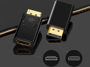 Adapter AV Verk ADAPTER PRZEJŚCIÓWKA KONWERTER DP DisplayPort do HDMI 4K ULTRA HD 7