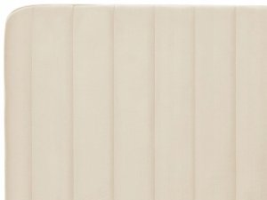 Łóżko Welur LUNAN 160 x 200 cm Jasnobeżowy 8