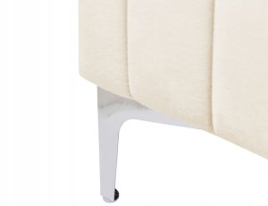 Łóżko Welur LUNAN 160 x 200 cm Jasnobeżowy 9