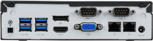 SHUTTLE Barebone XPC slim DL40N Intel N150 1xSODIMM DDR5 1xM.2 1xSATA 1xHDMI 1xDP 1xVGA 3