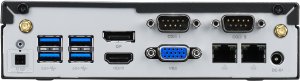 SHUTTLE Barebone XPC slim DL40N Intel N150 1xSODIMM DDR5 1xM.2 1xSATA 1xHDMI 1xDP 1xVGA 4