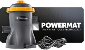 POMPA FILTRUJĄCA DO BASENU WODY 1250 L/H 16W IPX8 32MM ZESTAW FILTRY WĘŻE 13