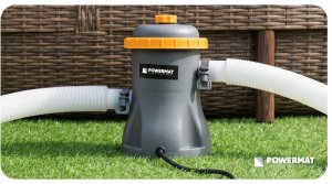 POMPA FILTRUJĄCA DO BASENU WODY 1250 L/H 16W IPX8 32MM ZESTAW FILTRY WĘŻE 7