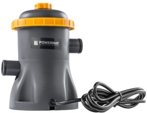 POMPA FILTRUJĄCA DO BASENU WODY 1250 L/H 16W IPX8 32MM ZESTAW FILTRY WĘŻE 9