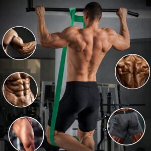 KUDDA 4 GUM DO ĆWICZEŃ Fitness + WOREK Taśmy Oporowe MOCNE do Treningu XXL 4