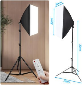 Zestaw Oświetleniowy Softbox Lampa Studyjna do Zdjęć 40x60cm 85W LED +PILOT 2