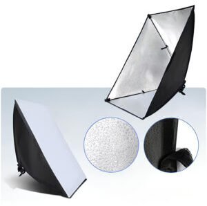 Zestaw Oświetleniowy Softbox Lampa Studyjna do Zdjęć 40x60cm 85W LED +PILOT 3
