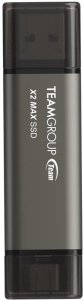 Team Group X2 MAX 1 TB, USB stick titanium/black 2