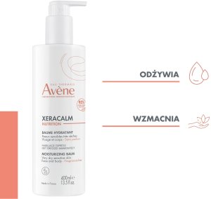Avene, Xeracalm, Hydrating, Balm, Body, 400 ml Unisex 2