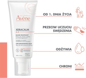 Avene, XeraCalm A.D, Nourishing, Before, Balm, For Face, 200 ml For Women 4