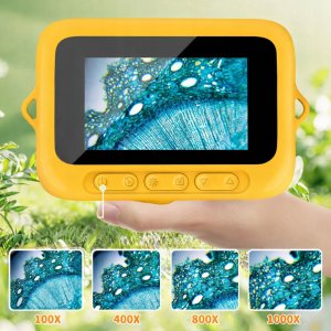 NAUKOWY PRZENOŚNY EDUKACYJNY MIKROSKOP CYFROWY DLA DZIECI SUPER ZABAWKA 13