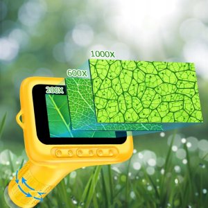 NAUKOWY PRZENOŚNY EDUKACYJNY MIKROSKOP CYFROWY DLA DZIECI SUPER ZABAWKA 15
