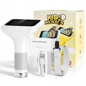 EDUKACYJNY MIKROSKOP CYFROWY DLA DZIECI ZESTAW LED - POWIĘKSZENIE 1000X 3