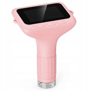 CYFROWY MIKROSKOP PRZENOŚNY ZESTAW DLA DZIECI LED HD 1000X EKRAN HD LCD 2MP 11