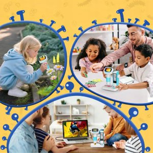 AMT EDUKACYJNY ZESTAW PRZENOŚNY MIKROSKOP CYFROWY 6