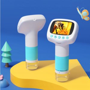 AMT EDUKACYJNY ZESTAW PRZENOŚNY MIKROSKOP CYFROWY 10