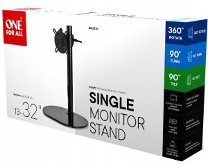 One For All Stojak biurkowy DM2170 na monitor 13"-23" 10kg VESA 75x75-100x100 czarny 6