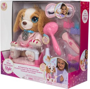 Jakks Pacific Disney Princess Style Collection My Pampered Pup, Toy dog, 3 yr(s), Interactive, Sounding, AAA 11