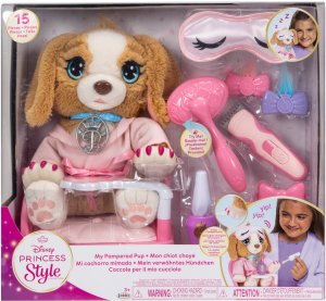 Jakks Pacific Disney Princess Style Collection My Pampered Pup, Toy dog, 3 yr(s), Interactive, Sounding, AAA 10