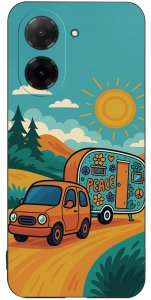 ETUI do Xiaomi Redmi A5 | WZORY | SILIKONOWE MATT CASE + SZKŁO 9H 3