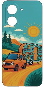 ETUI do Xiaomi Redmi A5 | WZORY | SILIKONOWE MATT CASE + SZKŁO 9H 4