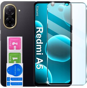 ETUI do Xiaomi Redmi A5 | WZORY | SILIKONOWE MATT CASE + SZKŁO 9H 5