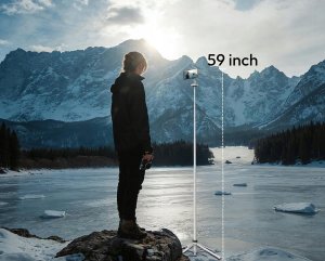 Kijek Selfie Stick Statyw 1,5m Na Magnes Magsafe Telefon Smartfon + Pilot / Mt85 / Biały 7