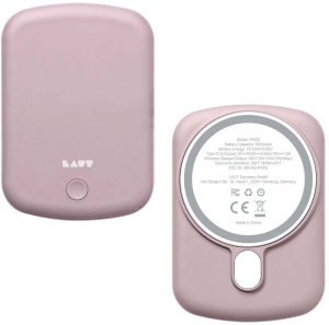 LAUT POWER CHARGE HANDY Pink Powerbank comp.e with MagSafe 4