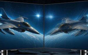 Monitor KTC OLED 32" 4K 240Hz / FHD 480Hz 0,03ms HDMI 2.1 KVM USB-C 65W 4