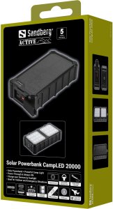 Solar Powerbank CampLED 20000 8