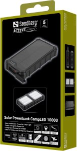 Solar Powerbank CampLED 10000 8