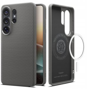 Spigen SPIGEN futerał LIQUID AIR MAG kompatybilny z MagSafe do SAMSUNG S26 Ultra marble grey 2