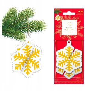 La Casa de los Aromas Aroma Car, Xmas 3D Snowflake, Cinnamon, Room Air Freshener Unisex 2