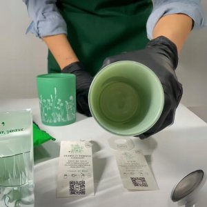 Aroma Home, Basil, Scented Candle, 150 g Unisex 3