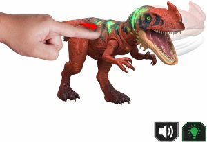 Figurka Mattel Jurassic World Ryczący dinozaur Afrowenator z atakiem i dźwiękiem (JKL76) 3