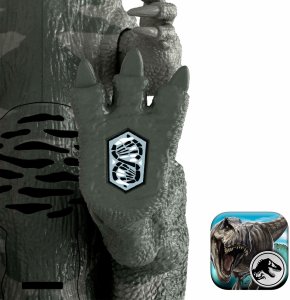 Figurka Mattel Jurassic World Ryczący dinozaur Ceratozaur z atakiem i dźwiękiem (JKL77) 4