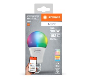 LEDVANCE SMART+ MATTER Multicolor Classic A100 14W - E27 Smart bulb 11