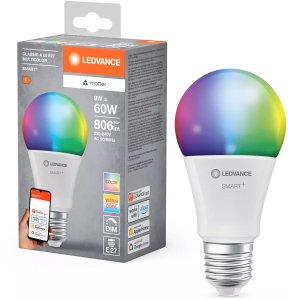 LEDVANCE SMART+ MATTER Multicolor Classic A60 9W - E27 Smart bulb 8